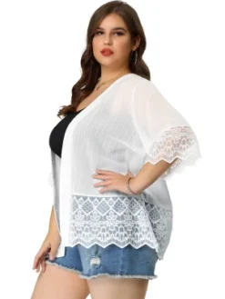 Agnes Orinda Women's Plus Size Cover-Up Lace Panel Texture Printed Boho Cardigans 12 Agnes Orinda Women's Plus Size Cover-Up Lace Panel Texture Printed Boho Cardigans -Agnes Orinda GUEST 6f24bf04 87d9 4f6a beb3 103af8f08370
