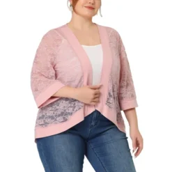 Agnes Orinda Women's Plus Size Elegant Open Front 3/4 Sleeve Lace Lightweight Tunic Cardigans 25 Agnes Orinda Women's Plus Size Elegant Open Front 3/4 Sleeve Lace Lightweight Tunic Cardigans -Agnes Orinda GUEST 73581f54 f6fb 47c4 8781 f0f6ee5e8c9d