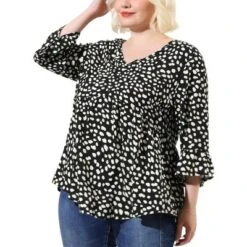 Agnes Orinda Women's Plus Size Fashion Outfits V Neck 3/4 Flounce Sleeve Babydoll Blouses 23 Agnes Orinda Women's Plus Size Fashion Outfits V Neck 3/4 Flounce Sleeve Babydoll Blouses -Agnes Orinda GUEST 74d9f6b8 9cb8 4312 b843 a1ad18d9d26a
