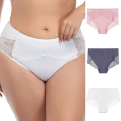 Agnes Orinda Women's 3-Pack Lace Trim High Rise Solid Brief Stretchy Underwear 15 Agnes Orinda Women's 3-Pack Lace Trim High Rise Solid Brief Stretchy Underwear -Agnes Orinda GUEST 765563c7 9194 43b4 ae40 0e5c61588470
