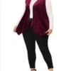 Agnes Orinda Plus Size Velvet Cardigan For Women Fashion Vests Asymmetric Hem Open Front Vest 2 Agnes Orinda Plus Size Velvet Cardigan For Women Fashion Vests Asymmetric Hem Open Front Vest -Agnes Orinda GUEST 79cfd8b7 c987 4bc0 b494 0da9ced0c9ae
