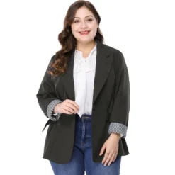 Agnes Orinda Women's Plus Size Work Fashion Notched Lapel Formal Blazer 23 Agnes Orinda Women's Plus Size Work Fashion Notched Lapel Formal Blazer -Agnes Orinda GUEST 7c509b57 519c 44cb 9778 46143afc049e
