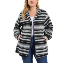 Agnes Orinda Women's Plus Size Zip Up Knit Stripe Printed Long Sleeve Boho Bohemian Hoodies Jackets 17 Agnes Orinda Women's Plus Size Zip Up Knit Stripe Printed Long Sleeve Boho Bohemian Hoodies Jackets -Agnes Orinda GUEST 800722f9 2609 437f 8d5b ec5c59d13b58