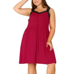 Agnes Orinda Women's Plus Size Lace Sleep Above Knee Lounge Nightgowns 11 Agnes Orinda Women's Plus Size Lace Sleep Above Knee Lounge Nightgowns -Agnes Orinda GUEST 80b28e8b 701d 48ca ac06 1f6578aadd40