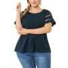 Agnes Orinda Women's Plus Size Lace Panel Elegant Work Short Sleeve Top 1 Agnes Orinda Women's Plus Size Lace Panel Elegant Work Short Sleeve Top -Agnes Orinda GUEST 83d33699 7dff 4a3c 89af 716c0d1b9d42