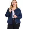 Agnes Orinda Women's Plus Size Jean Jacket Long Sleeves Collarless Denim Jacket 2 Agnes Orinda Women's Plus Size Jean Jacket Long Sleeves Collarless Denim Jacket -Agnes Orinda GUEST 85d3b3cd 35dc 4f1f 8fd6 32d21e85e036