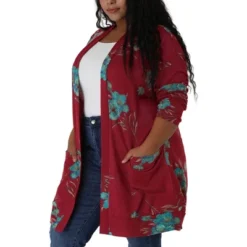 Agnes Orinda Women's Plus Size Lightweight Open Front Knit Floral Cardigan 17 Agnes Orinda Women's Plus Size Lightweight Open Front Knit Floral Cardigan -Agnes Orinda GUEST 86f9eb37 225e 4afa 9b52 0214bd75da11