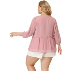 Agnes Orinda Women's Plus Size Chiffon Babydoll Long Sleeve Swiss Dots Blouses 13 Agnes Orinda Women's Plus Size Chiffon Babydoll Long Sleeve Swiss Dots Blouses -Agnes Orinda GUEST 88c8966b 202a 4c1d a060 288ae7983ed5