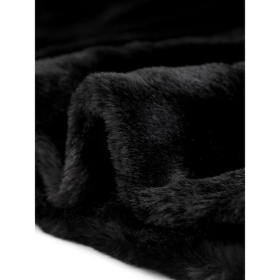 Agnes Orinda Women's Plus Size Long Sleeve Warm Notch Lapel Faux Fur Fluffy Cardigan 6 Agnes Orinda Women's Plus Size Long Sleeve Warm Notch Lapel Faux Fur Fluffy Cardigan - Image 4