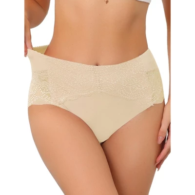 Agnes Orinda Women's Plus Size Mid-Rise Comfy Hipster Lace Trim Silky Briefs 7 Agnes Orinda Women's Plus Size Mid-Rise Comfy Hipster Lace Trim Silky Briefs - Image 5