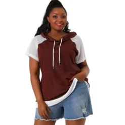 Agnes Orinda Women's Plus Size Hoodies Raglan Short Sleeve Drawstring Top 15 Agnes Orinda Women's Plus Size Hoodies Raglan Short Sleeve Drawstring Top -Agnes Orinda GUEST 8ae799df 199e 4170 b68c c0c3b1e267ea