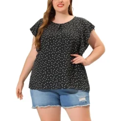 Agnes Orinda Women's Plus Size Summer Chiffon Polka Dots Top 19 Agnes Orinda Women's Plus Size Summer Chiffon Polka Dots Top -Agnes Orinda GUEST 8b2a4c11 cd80 4166 aa61 b4402e256e1e