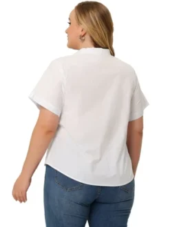 Agnes Orinda Women's Plus Size Flat Collar Twist Hem Chest Pocket Short Sleeve Shirt Top 10 Agnes Orinda Women's Plus Size Flat Collar Twist Hem Chest Pocket Short Sleeve Shirt Top -Agnes Orinda GUEST 8e67c964 f8a0 4889 9eb8 6c9fc108291b