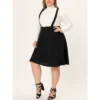 Agnes Orinda Plus Size Suspender Skirt For Women Detachable Strap A-Line Skirts 2 Agnes Orinda Plus Size Suspender Skirt For Women Detachable Strap A-Line Skirts -Agnes Orinda GUEST 927e34f3 08f2 45d2 825e 17d3a6cc16a1