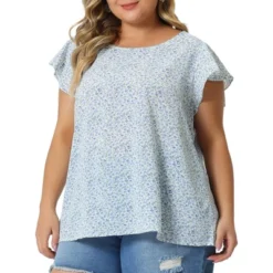 Agnes Orinda Women's Plus Size Floral Short Sleeve Casual Blouse 22 Agnes Orinda Women's Plus Size Floral Short Sleeve Casual Blouse -Agnes Orinda GUEST 92ec0eae 0f35 4bc5 bc53 5feae041beed