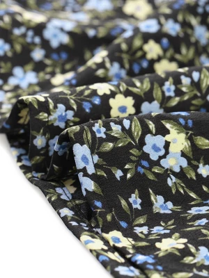 Agnes Orinda Plus Size Dress For Women Flared Flowy Smock Ruffle Sleeve Floral Dresses 6 Agnes Orinda Plus Size Dress For Women Flared Flowy Smock Ruffle Sleeve Floral Dresses - Image 4