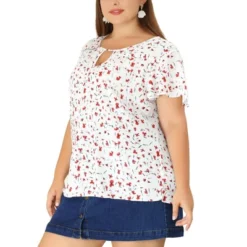 Agnes Orinda Women's Plus Size Keyhole Floral Chiffon Flared Sleeve Summer Trendy Peasant Tops 28 Agnes Orinda Women's Plus Size Keyhole Floral Chiffon Flared Sleeve Summer Trendy Peasant Tops -Agnes Orinda GUEST 9d486bfd 3956 4291 b137 f6d1fca293af