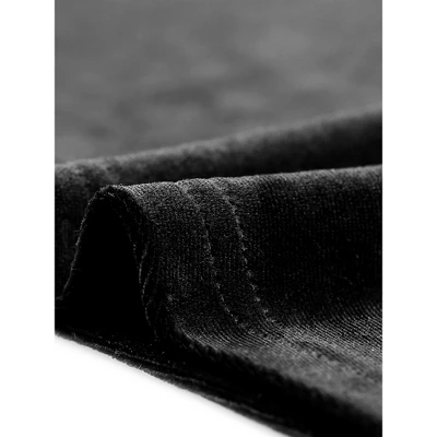 Agnes Orinda Women's Plus Size Adjustable Sleeveless Strap Fashion Casual Lace V Neck Velvet Camisole 6 Agnes Orinda Women's Plus Size Adjustable Sleeveless Strap Fashion Casual Lace V Neck Velvet Camisole - Image 4