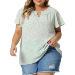 Agnes Orinda Women's Plus Size Keyhole Floral Chiffon Flared Sleeve Summer Trendy Peasant Tops 29 Agnes Orinda Women's Plus Size Keyhole Floral Chiffon Flared Sleeve Summer Trendy Peasant Tops -Agnes Orinda GUEST a508e155 0a4c 4c86 974a db9079ea8848