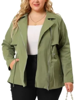 Agnes Orinda Women's Plus Size Zipper Drawstring Boyfriend Jacket 13 Agnes Orinda Women's Plus Size Zipper Drawstring Boyfriend Jacket -Agnes Orinda GUEST a54f57e5 c957 412c ac36 7c8f1f742d41