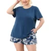 Agnes Orinda Women's Plus Size Summer Soft 2 Piece Short Sleeve Shirt With Shorts With Pockets Pajama Sets 1 Agnes Orinda Women's Plus Size Summer Soft 2 Piece Short Sleeve Shirt With Shorts With Pockets Pajama Sets -Agnes Orinda GUEST a752061e 30b5 418e addd b1ce557cf47d