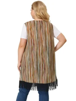 Agnes Orinda Women's Plus Size Sleeveless Striped Boho Cardigans Vest 11 Agnes Orinda Women's Plus Size Sleeveless Striped Boho Cardigans Vest -Agnes Orinda GUEST a8b3cff8 40f1 4716 b76b 9f9da08641b4