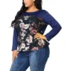Agnes Orinda Women's Plus Size Tops Blouse Long Sleeve Colorblock Floral Blouses 2 Agnes Orinda Women's Plus Size Tops Blouse Long Sleeve Colorblock Floral Blouses -Agnes Orinda GUEST a97a390e 065f 4403 a526 55d61db32f5a