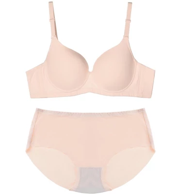 Agnes Orinda Women's Underwire Solid Seamless Comfort Push-Up Bra And Underwear Set 10 Agnes Orinda Women's Underwire Solid Seamless Comfort Push-Up Bra And Underwear Set - Image 8