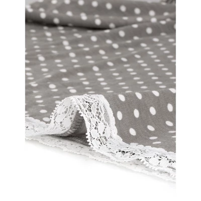 Agnes Orinda Womens Plus Size V Neck Polka Dots Short Sleeve Sleepwear Pajamas Nightgown 7 Agnes Orinda Womens Plus Size V Neck Polka Dots Short Sleeve Sleepwear Pajamas Nightgown - Image 5