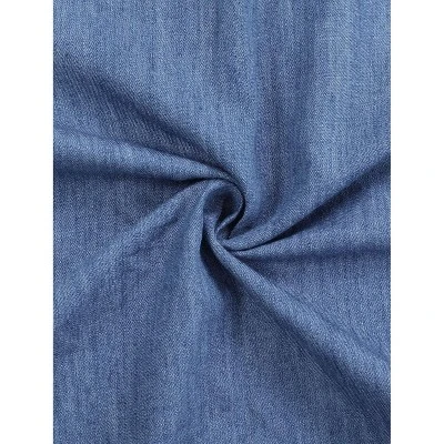 Agnes Orinda Women's Plus Size Denim Long Sleeve Chest Pocket Work Shirt 7 Agnes Orinda Women's Plus Size Denim Long Sleeve Chest Pocket Work Shirt - Image 5