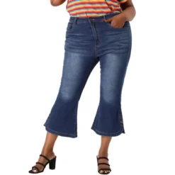 Agnes Orinda Plus Size Jeans For Women Side Slit Bootcut Button Decor Wide Leg Skinny Denim Pants 10 Agnes Orinda Plus Size Jeans For Women Side Slit Bootcut Button Decor Wide Leg Skinny Denim Pants -Agnes Orinda GUEST ace05f97 4c33 4e12 8c3b 61fc67b452f7