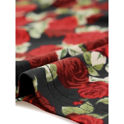 Agnes Orinda Women's Plus Size Peplum Adjustable Strap Outfits Floral Camisole 6 Agnes Orinda Women's Plus Size Peplum Adjustable Strap Outfits Floral Camisole - Image 4