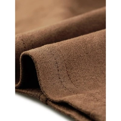 Agnes Orinda Women's Plus Size Faux Suede Zipper Front Pockets Elastic Waist Mini Skirt 6 Agnes Orinda Women's Plus Size Faux Suede Zipper Front Pockets Elastic Waist Mini Skirt - Image 4