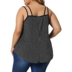 Agnes Orinda Women's Plus Size V Neck Sparkle Silvery Sleeveless Spaghetti Strap Camisole 9 Agnes Orinda Women's Plus Size V Neck Sparkle Silvery Sleeveless Spaghetti Strap Camisole -Agnes Orinda GUEST b4a41564 7c65 449a 9131 838e3d0afca2