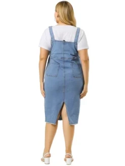 Agnes Orinda Women's Plus Size Bodycon Back Vent Raw Hem Denim Midi Overall Dresses 16 Agnes Orinda Women's Plus Size Bodycon Back Vent Raw Hem Denim Midi Overall Dresses -Agnes Orinda GUEST b56fc13c 0d74 4daf 959c 44187a6960d9