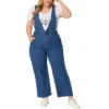 Agnes Orinda Women's Plus Size Denim Overalls Strap Cross Back Jumpsuits 2 Agnes Orinda Women's Plus Size Denim Overalls Strap Cross Back Jumpsuits -Agnes Orinda GUEST b5b11e28 c9e3 4965 8843 812ce391b0d3