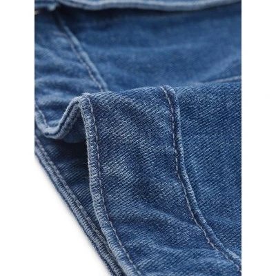 Agnes Orinda Plus Size Denim Vest For Women Button Down Collarless Jean Vest 6 Agnes Orinda Plus Size Denim Vest For Women Button Down Collarless Jean Vest - Image 4