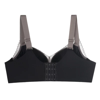 Agnes Orinda Women's Plus Size Wireless Soft Cup Comfort Unlined Lace Full Coverage Bra 2 Agnes Orinda Women's Plus Size Wireless Soft Cup Comfort Unlined Lace Full Coverage Bra