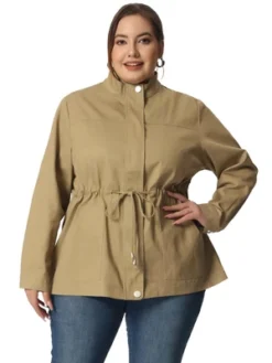 Agnes Orinda Women's Plus Size Winter Zipper Drawstring Waist Long Sleeve Utility With Pockets Fashion Jackets 26 Agnes Orinda Women's Plus Size Winter Zipper Drawstring Waist Long Sleeve Utility With Pockets Fashion Jackets -Agnes Orinda GUEST bbf0994a 24a2 463e a4ca 573162c30c92