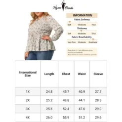 Agnes Orinda Women's Plus Size Floral Ruffle Neck Drawstring Waist Long Sleeve Peplum Tops 12 Agnes Orinda Women's Plus Size Floral Ruffle Neck Drawstring Waist Long Sleeve Peplum Tops -Agnes Orinda GUEST bf111079 4b9f 45c1 ba46 8f054a91eca6