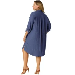 Agnes Orinda Women's Plus Size Chambray Shirt Long Sleeve Chest Pocket Denim Jacket 12 Agnes Orinda Women's Plus Size Chambray Shirt Long Sleeve Chest Pocket Denim Jacket -Agnes Orinda GUEST c16e7763 49b4 45df a2fb da27a2438fd8
