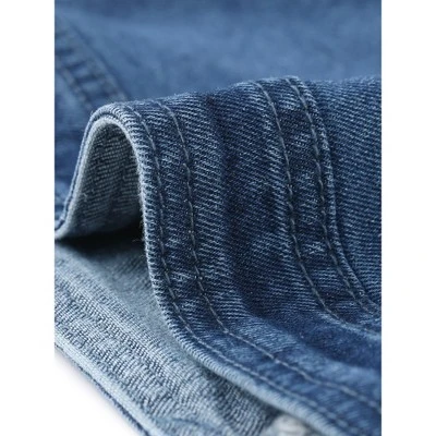 Agnes Orinda Women's Plus Size Denim Casual Crop Short Jean Cardigans 6 Agnes Orinda Women's Plus Size Denim Casual Crop Short Jean Cardigans - Image 4