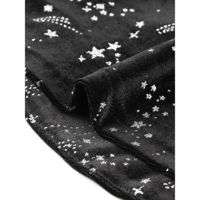 Agnes Orinda Women's Plus Size Velvet Open Front Cropped Shrugs 6 Agnes Orinda Women's Plus Size Velvet Open Front Cropped Shrugs - Image 4