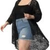 Agnes Orinda Women's Plus Size Lace Sheer High Low 3/4 Sleeve Open Front Cardigan 1 Agnes Orinda Women's Plus Size Lace Sheer High Low 3/4 Sleeve Open Front Cardigan -Agnes Orinda GUEST c667c28d 7a42 45ff 87b4 812d370a96b3