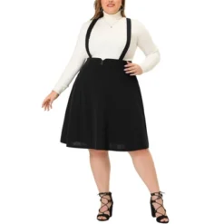 Agnes Orinda Plus Size Suspender Skirt For Women Detachable Strap A-Line Skirts 12 Agnes Orinda Plus Size Suspender Skirt For Women Detachable Strap A-Line Skirts -Agnes Orinda GUEST c98df45e 8b7b 4695 bc08 08e3ad35de2c