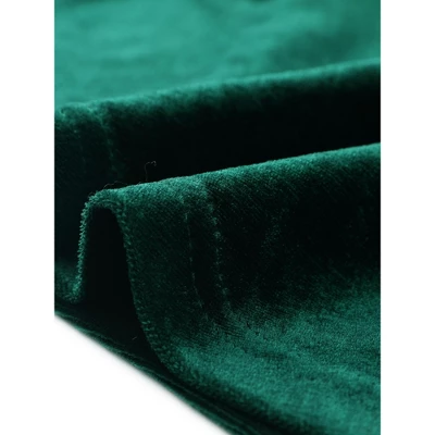 Agnes Orinda Women's Plus Size Velvet Long Sleeve Open Front Lightweight Casual Cardigans 6 Agnes Orinda Women's Plus Size Velvet Long Sleeve Open Front Lightweight Casual Cardigans - Image 4