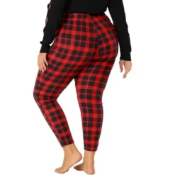 Agnes Orinda Women's Plus Size Check Leggings Stretch Festive Glen Plaid Skinny Pants 12 Agnes Orinda Women's Plus Size Check Leggings Stretch Festive Glen Plaid Skinny Pants -Agnes Orinda GUEST cdf10f02 a7cd 49ce b5e7 d8e9ea6f60f8