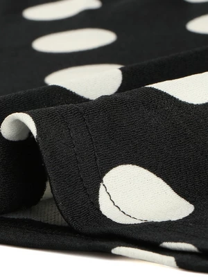 Agnes Orinda Women's Plus Size Polka Dots Elastic Waist Bodycon Skirts 7 Agnes Orinda Women's Plus Size Polka Dots Elastic Waist Bodycon Skirts - Image 5