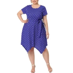 Agnes Orinda Women's Plus Size Polka Dots Wedding Elegant Spring Summer Midi Dresses 22 Agnes Orinda Women's Plus Size Polka Dots Wedding Elegant Spring Summer Midi Dresses -Agnes Orinda GUEST cf981bb4 0e55 4e2e bc6d f03987820b9b