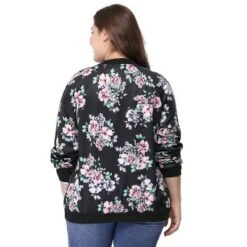 Agnes Orinda Women's Plus Size Zipper Raglan Sleeves Floral Bomber Jacket 12 Agnes Orinda Women's Plus Size Zipper Raglan Sleeves Floral Bomber Jacket -Agnes Orinda GUEST d36da79c 7d45 4faf 8fd5 f98e544eaba1